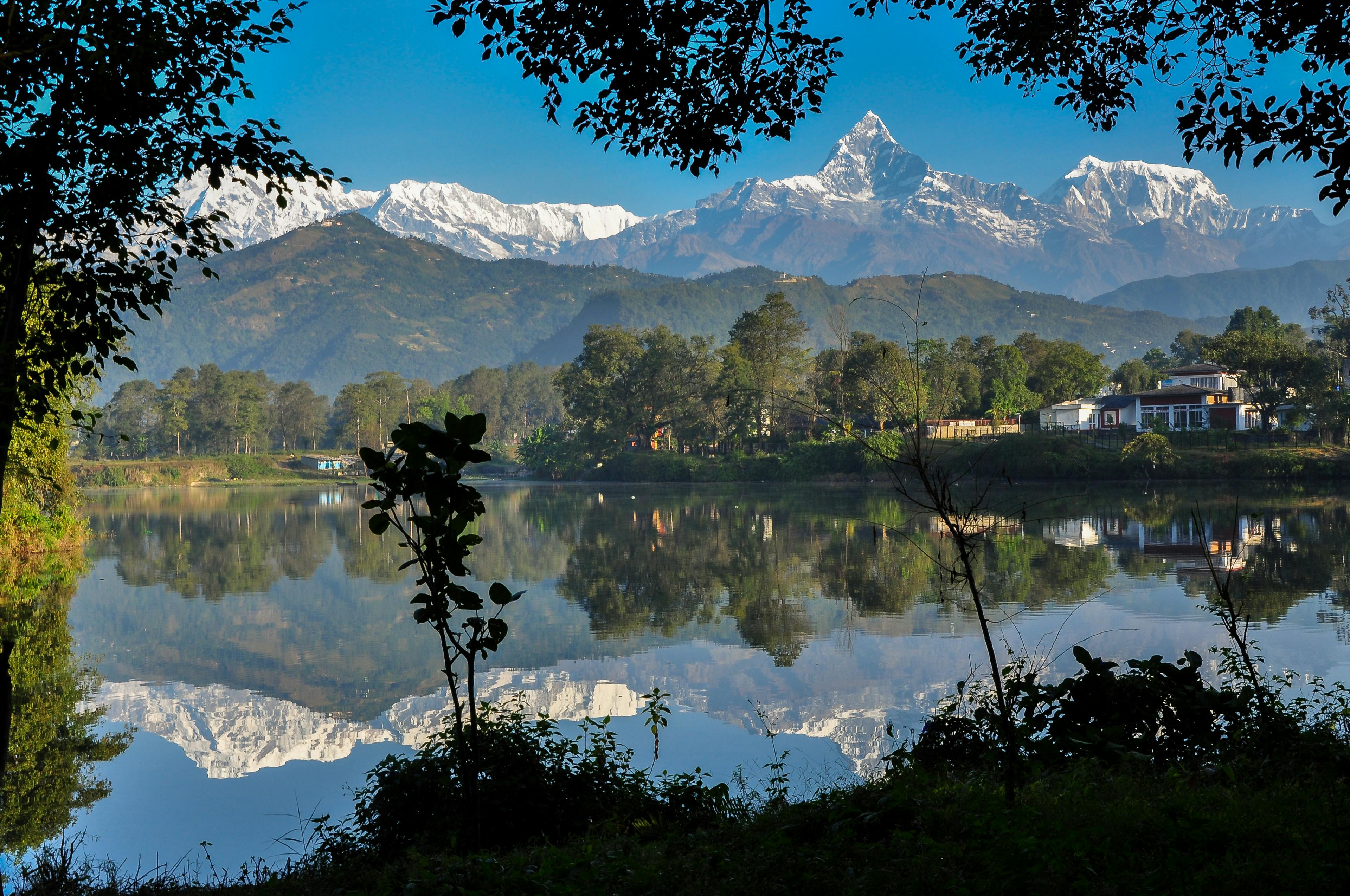 Pokhara lakeside view - Bhanjyang Travels office location